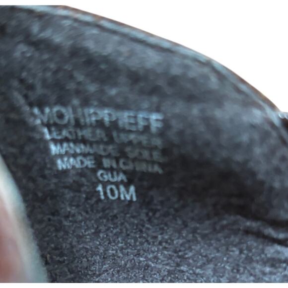 Mootsies Tootsies brown woven leather flats slip on casual shoes US size 10M - Picture 9 of 9